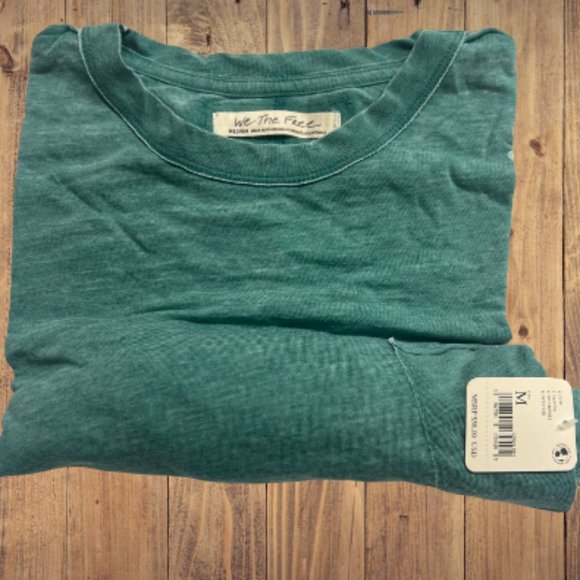 NWT Free People Vella Tee / Cypress - Picture 4 of 4